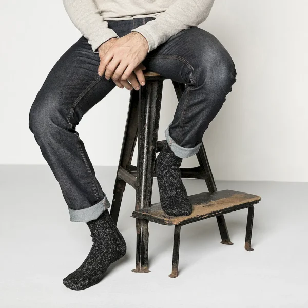 Cotton Twist Men Cotton-Polyamide-Elastane Black - Image 3