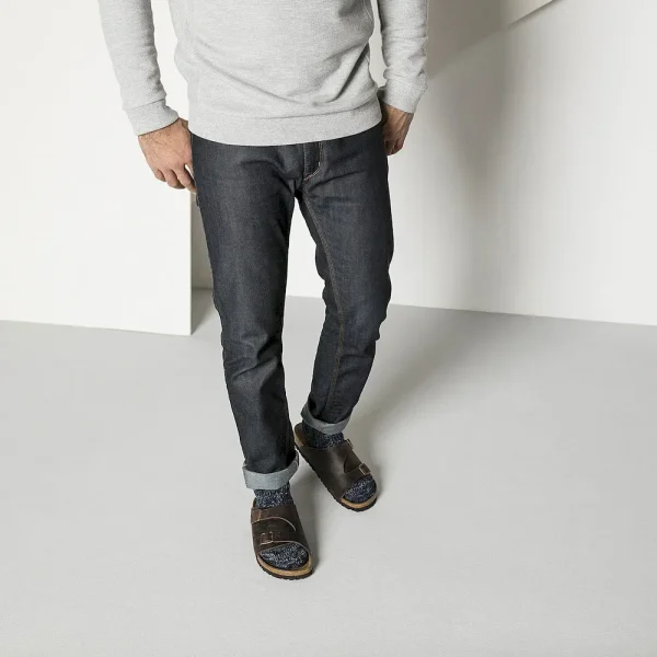 Cotton Twist Men Cotton-Polyamide-Elastane Blue - Image 2