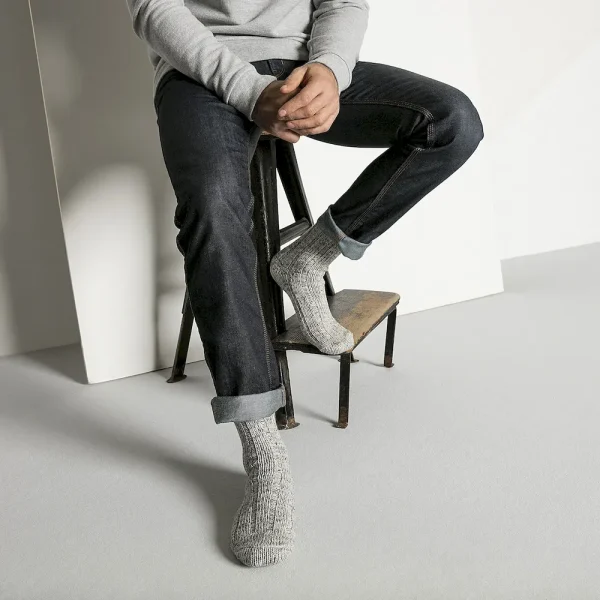 Cotton Twist Men Cotton-Polyamide-Elastane Gray - Image 3