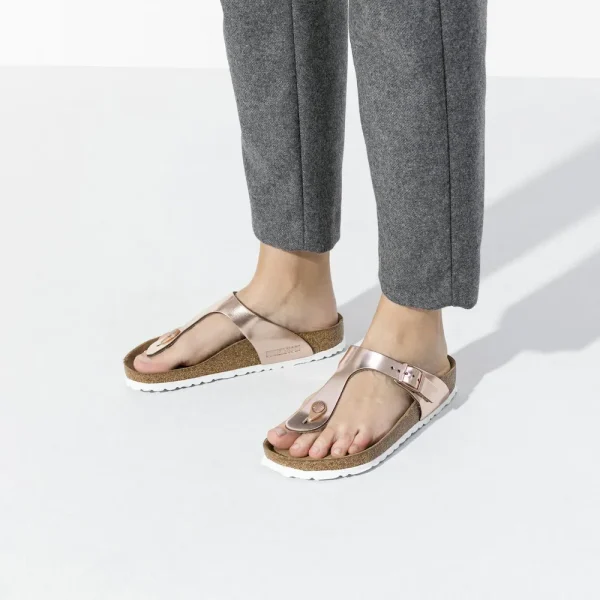 Gizeh Soft Footbed Leather Metallic Copper - Image 5