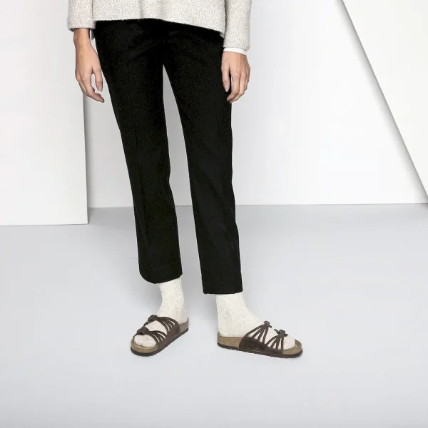 Cotton Slub Women Cotton-Polyamide-Elastane Beige/White - Image 2
