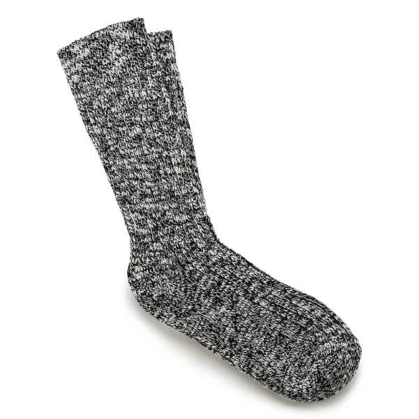 Cotton Slub Men Cotton-Polyamide-Elastane Black/Gray