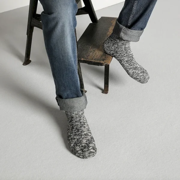 Cotton Slub Men Cotton-Polyamide-Elastane Black/Gray - Image 3
