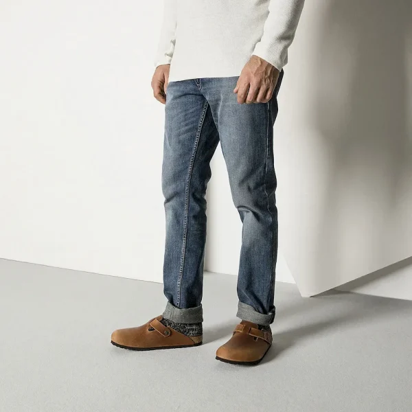 Cotton Slub Men Cotton-Polyamide-Elastane Black/Gray - Image 2