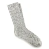 Cotton Slub Men Cotton-Polyamide-Elastane Gray/White