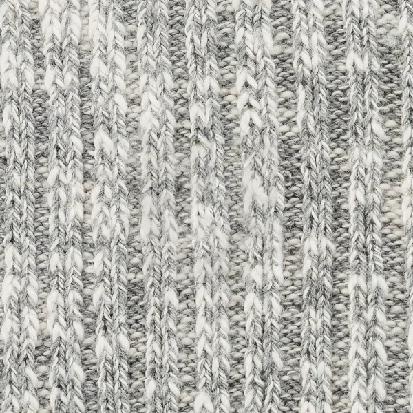 Cotton Slub Men Cotton-Polyamide-Elastane Gray/White - Image 5