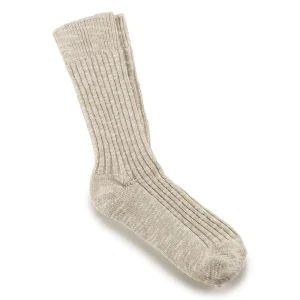 Cotton Slub Men Cotton-Polyamide-Elastane Beige/White