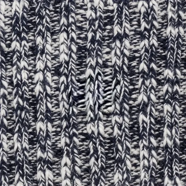 Cotton Slub Men Cotton-Polyamide-Elastane Blue/White - Image 6