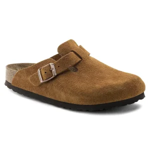 Boston Soft Footbed Suede Leather Mink