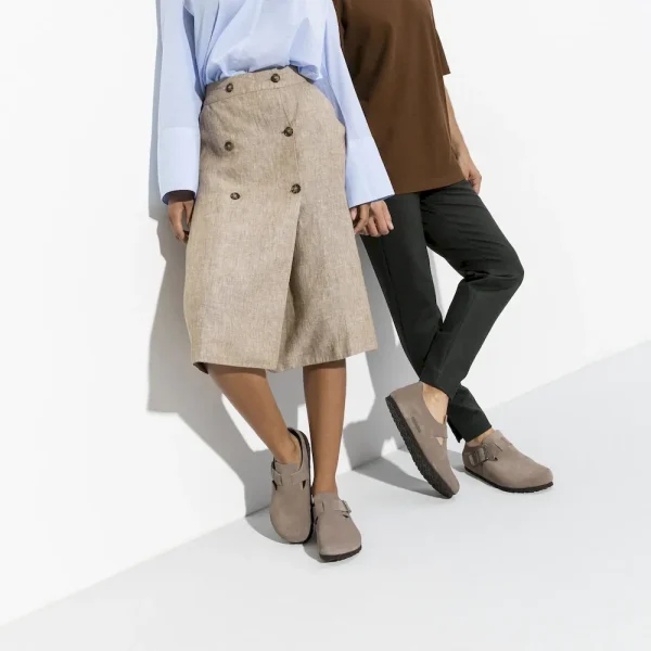 London Suede Leather Taupe - Image 10