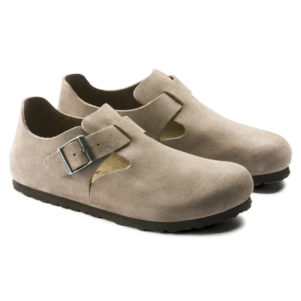London Suede Leather Taupe - Image 7