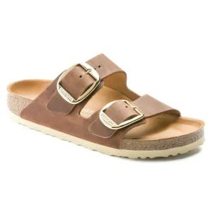 Arizona Big Buckle Oiled Leather Cognac