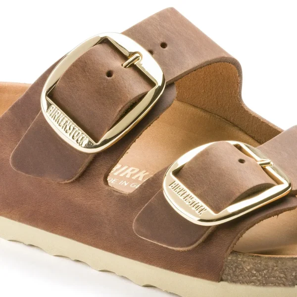 Arizona Big Buckle Oiled Leather Cognac - Image 8