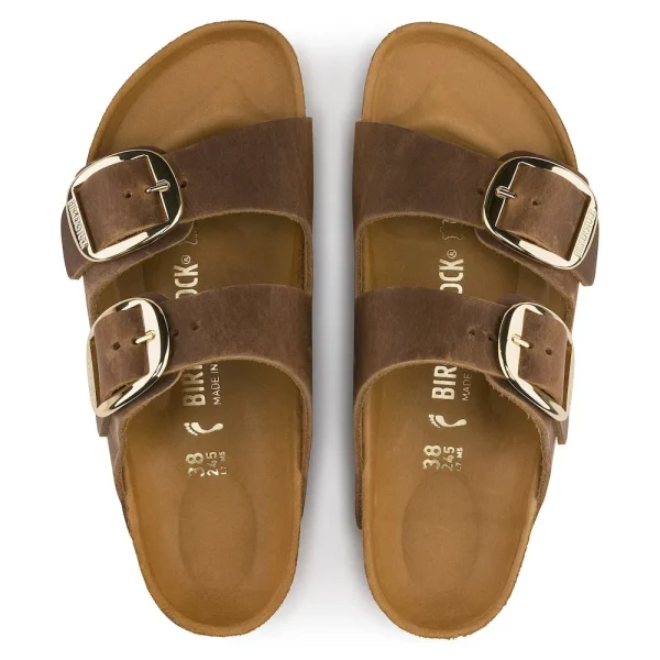 Arizona Big Buckle Oiled Leather Cognac - Image 5