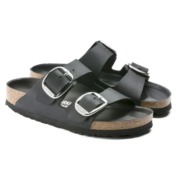 Arizona Big Buckle Oiled Leather Black - Image 6