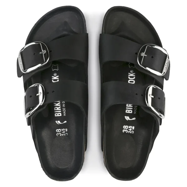 Arizona Big Buckle Oiled Leather Black - Image 5