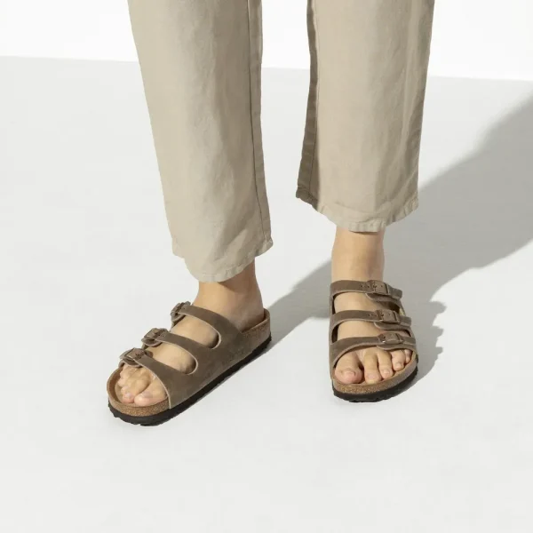 Florida Soft Footbed Oiled Leather Tobacco Brown - Image 3