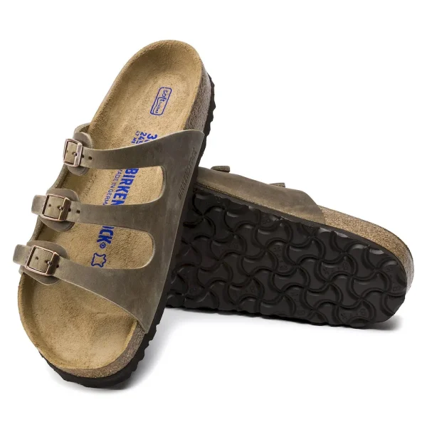 Florida Soft Footbed Oiled Leather Tobacco Brown - Image 4