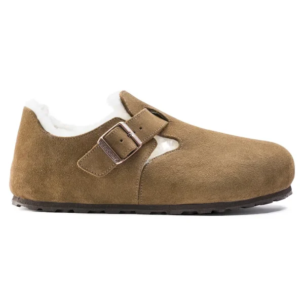 London Shearling Suede Leather Dark Tea - Image 7