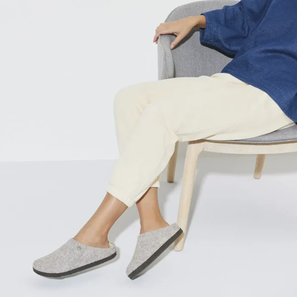 Zermatt Shearling Wool Felt Light Gray - Image 2