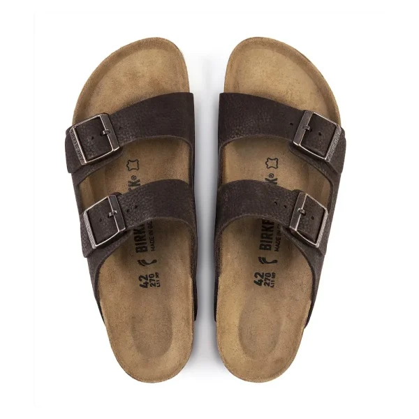 Arizona Nubuck Leather Steer Soft Brown - Image 3