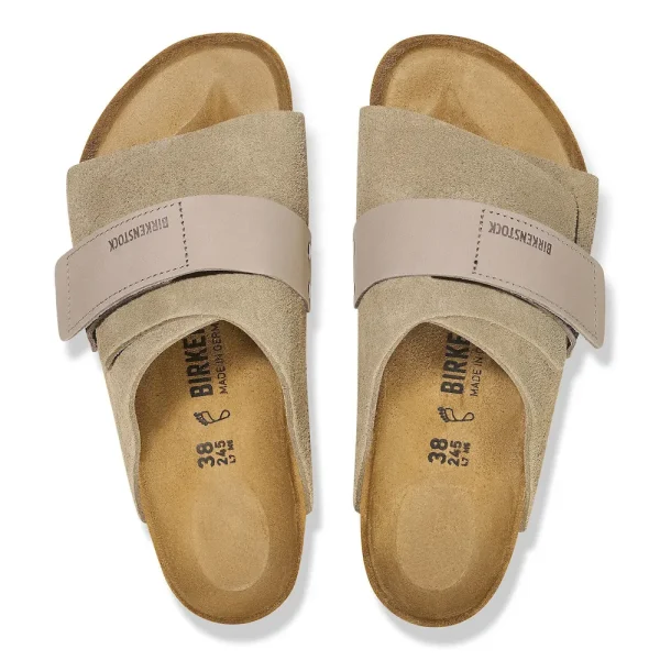 Kyoto Nubuck-Suede Leather Taupe - Image 3