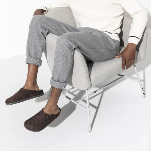 Zermatt Shearling Wool Felt Mocha - Image 2