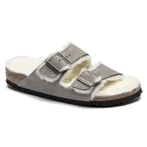Arizona Shearling Suede Leather Stone Coin