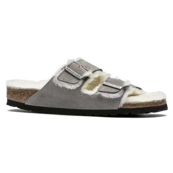 Arizona Shearling Suede Leather Stone Coin - Image 6