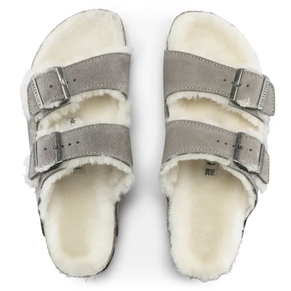 Arizona Shearling Suede Leather Stone Coin - Image 4