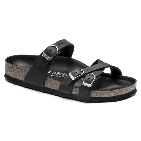 Franca Oiled Leather Black