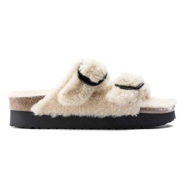 Arizona Big Buckle Shearling Shearling Teddy Eggshell - Image 7