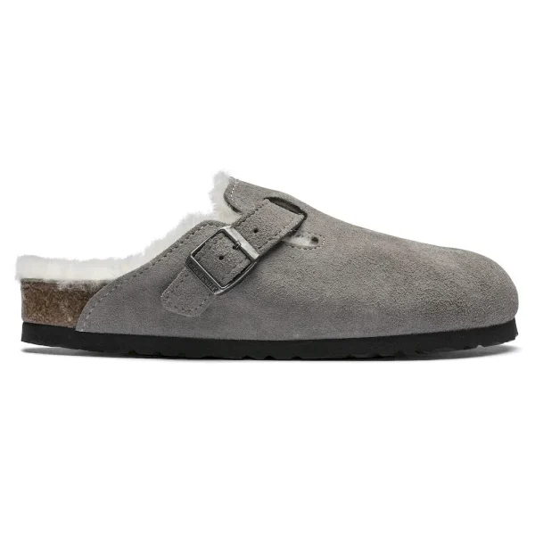 Boston Shearling Suede Leather Stone Coin - Image 6