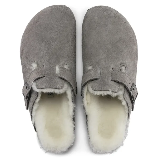 Boston Shearling Suede Leather Stone Coin - Image 4