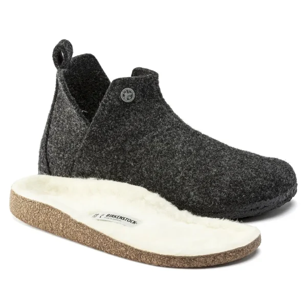 Andermatt Shearling Wool Felt Anthracite - Image 19