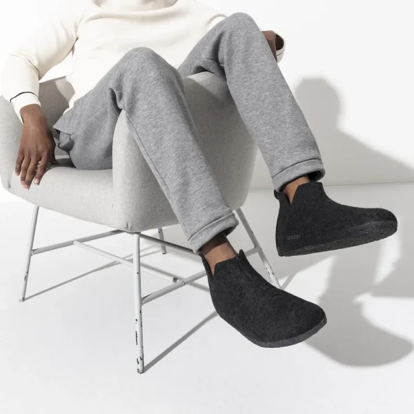 Andermatt Shearling Wool Felt Anthracite - Image 4