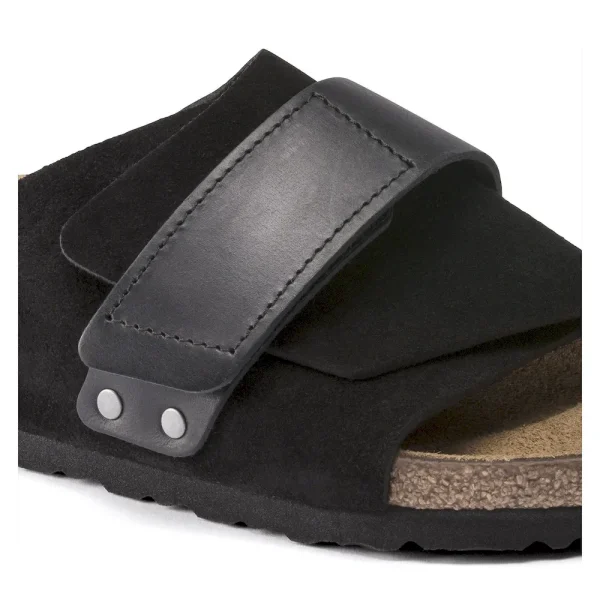 Kyoto Oiled Leather-Suede Leather Black - Image 6