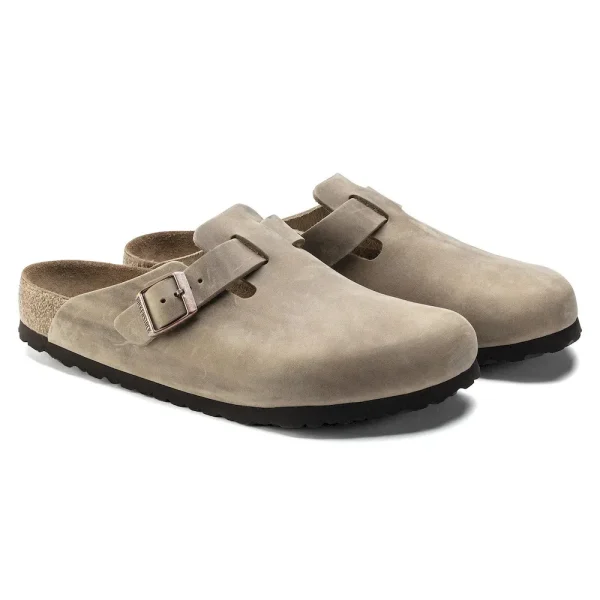 Boston Soft Footbed Oiled Leather Tobacco Brown - Image 4