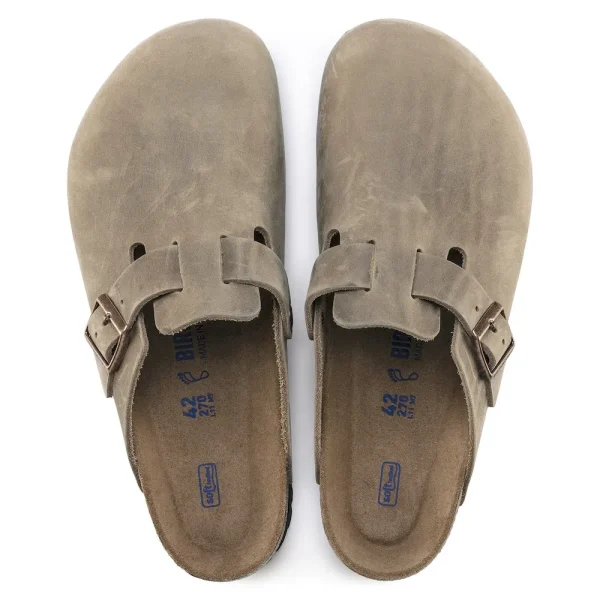 Boston Soft Footbed Oiled Leather Tobacco Brown - Image 3