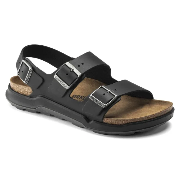 Milano Crosstown Men Oiled Leather Black