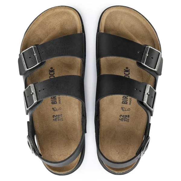 Milano Crosstown Men Oiled Leather Black - Image 5