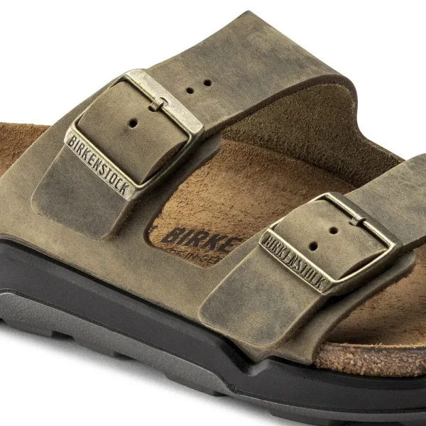 Arizona Crosstown Men Oiled Leather Faded Khaki - Image 8