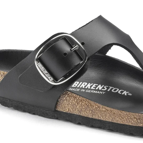Gizeh Big Buckle Oiled Leather Black - Image 8