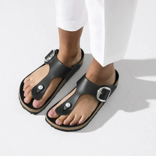Gizeh Big Buckle Oiled Leather Black - Image 3