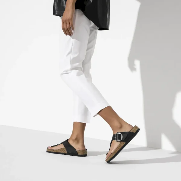 Gizeh Big Buckle Oiled Leather Black - Image 2