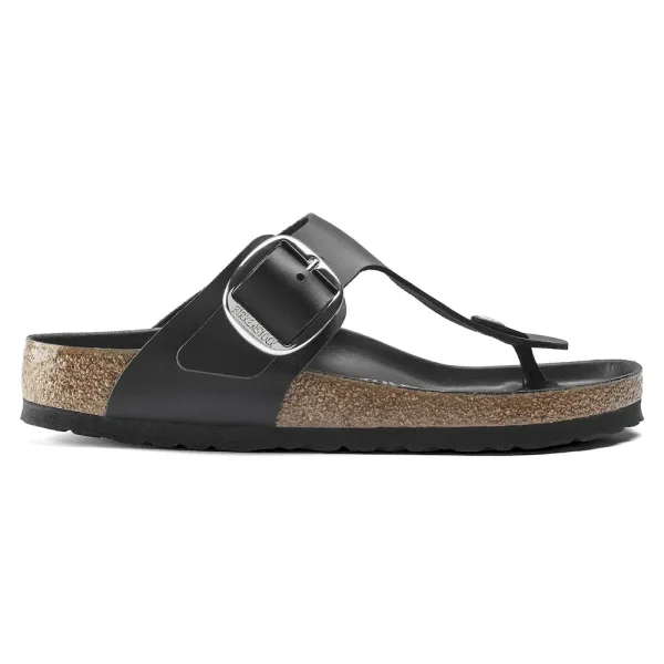 Gizeh Big Buckle Oiled Leather Black - Image 7
