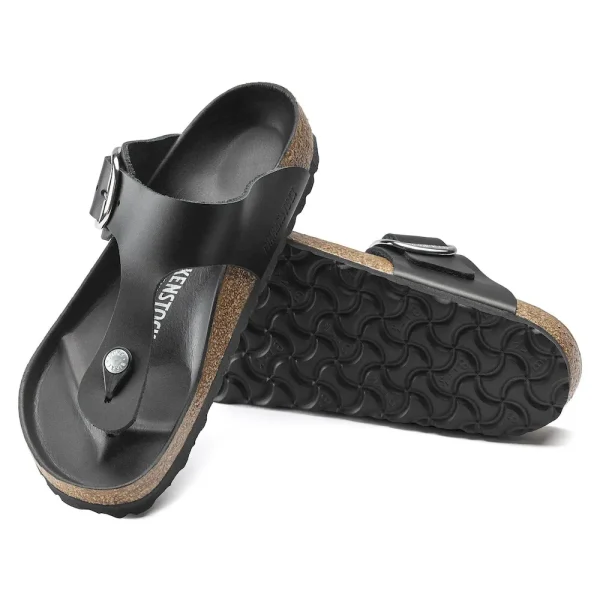 Gizeh Big Buckle Oiled Leather Black - Image 4