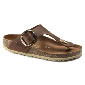 Gizeh Big Buckle Oiled Leather Cognac