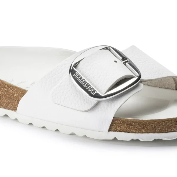 Madrid Big Buckle Leather White - Image 8