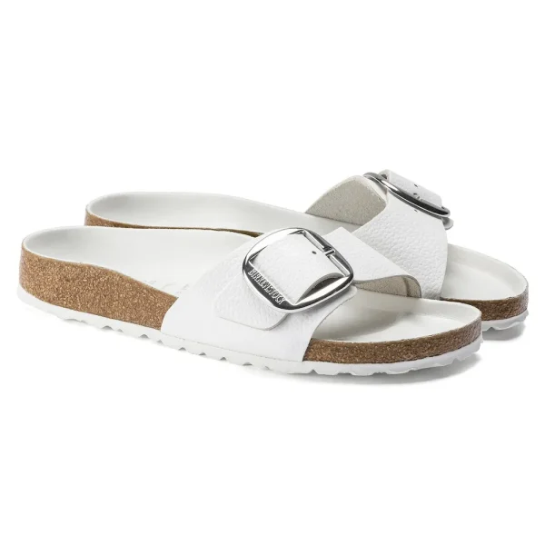 Madrid Big Buckle Leather White - Image 6